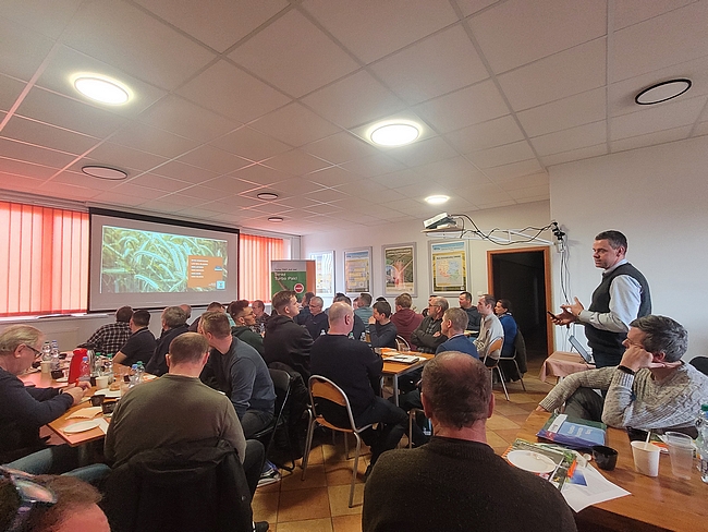 Marcin Hoffmann – firma KWS podczas prezentacji. 