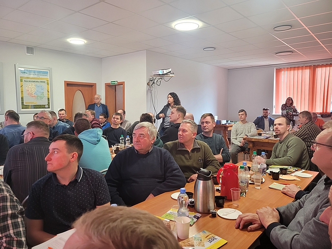 Joanna Kudła – firma Syngenta podczas prezentacji. 