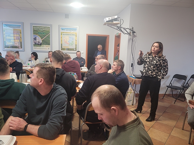 Monika Łukasiewicz – HR Strzelce podczas prezentacji. 