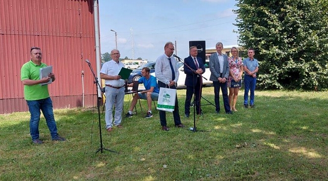 Przywitanie uczestników Dni Pola.